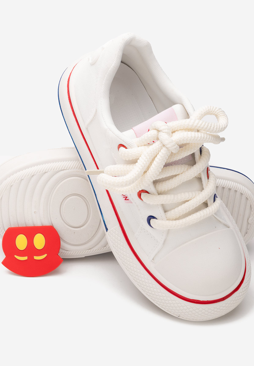 Biele dámske nízké tenisky Aryana