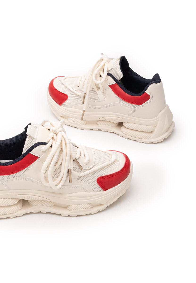 Béžové dámske tenisky Shaquana