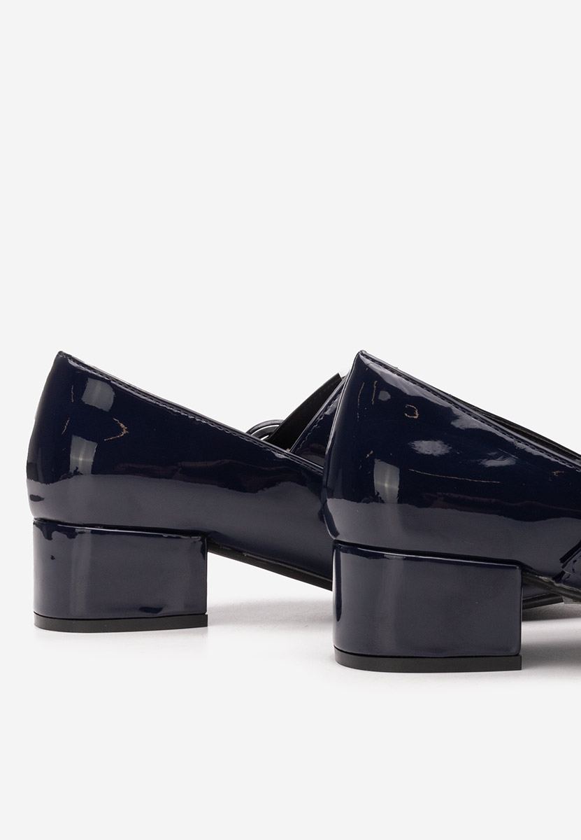 Tmavomdoré lodičky na nízkom opätku Adevana