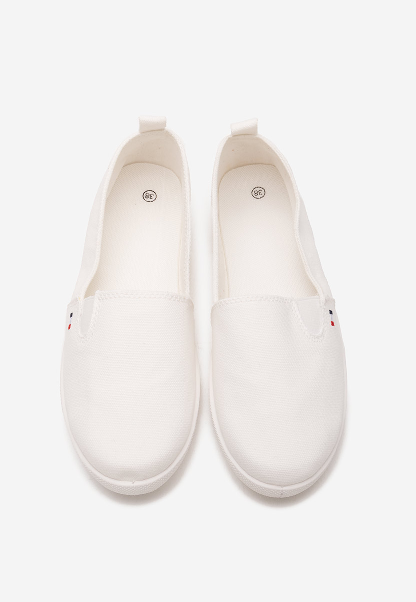 Biele dámske espadrilky Jeanyne