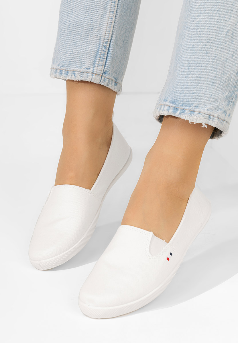 Biele dámske espadrilky Jeanyne
