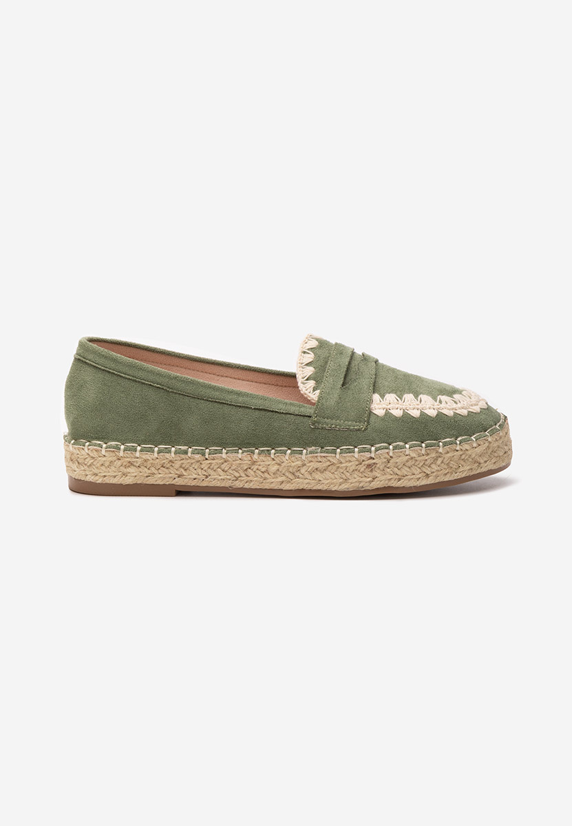 Zelené dámske espadrilky Charla