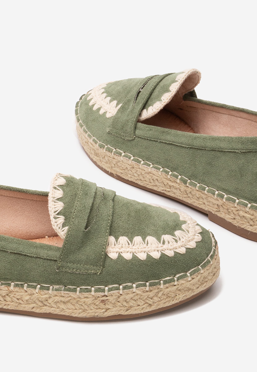 Zelené dámske espadrilky Charla