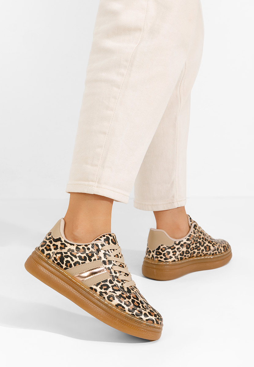 Leopardie dámske tenisky Leonas