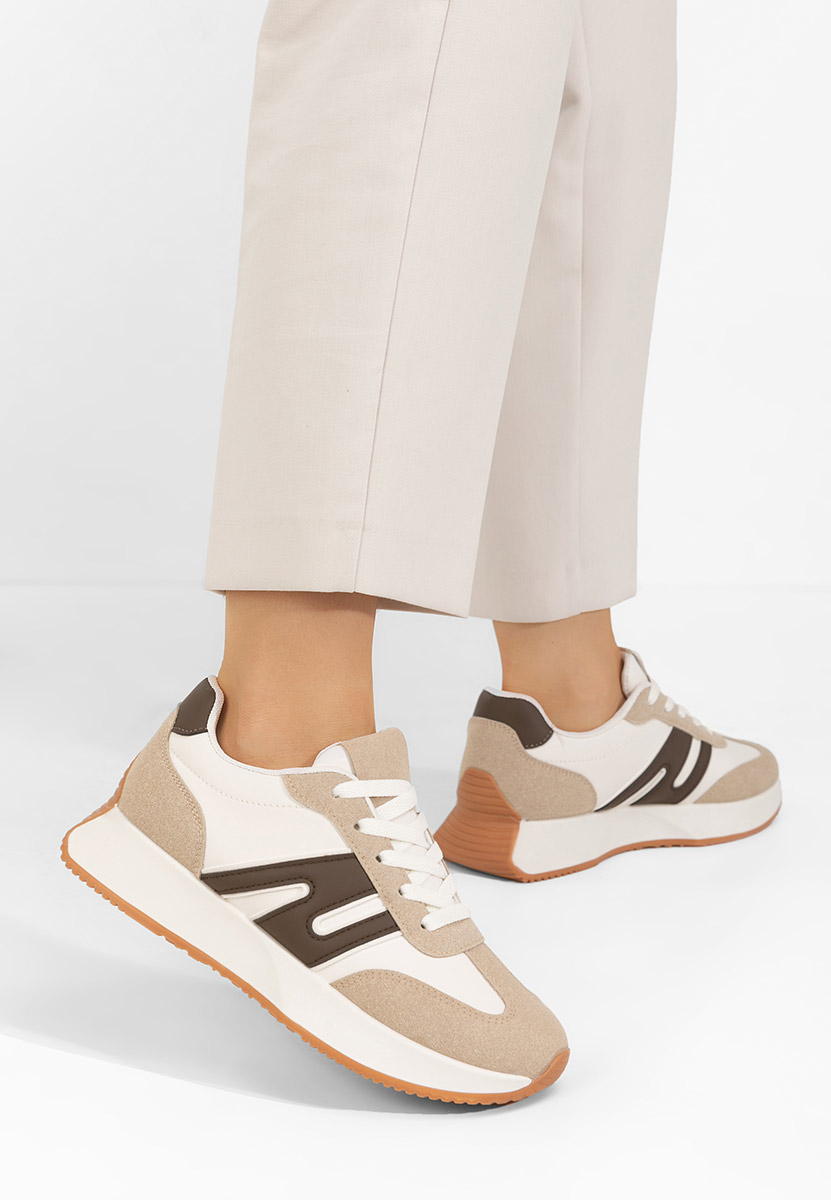Khaki dámske tenisky Karole