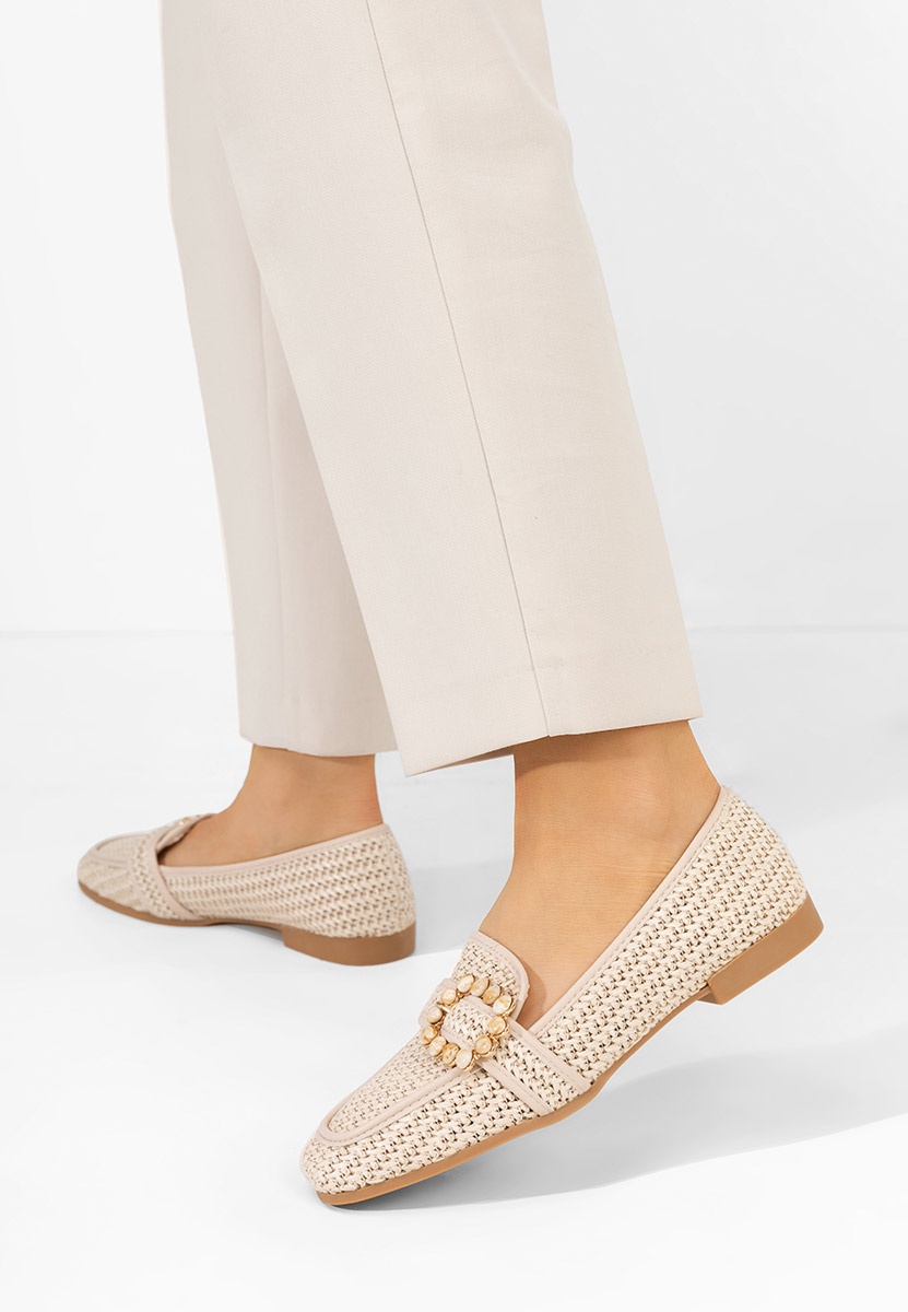 Béžové mokasíny dámske Megan