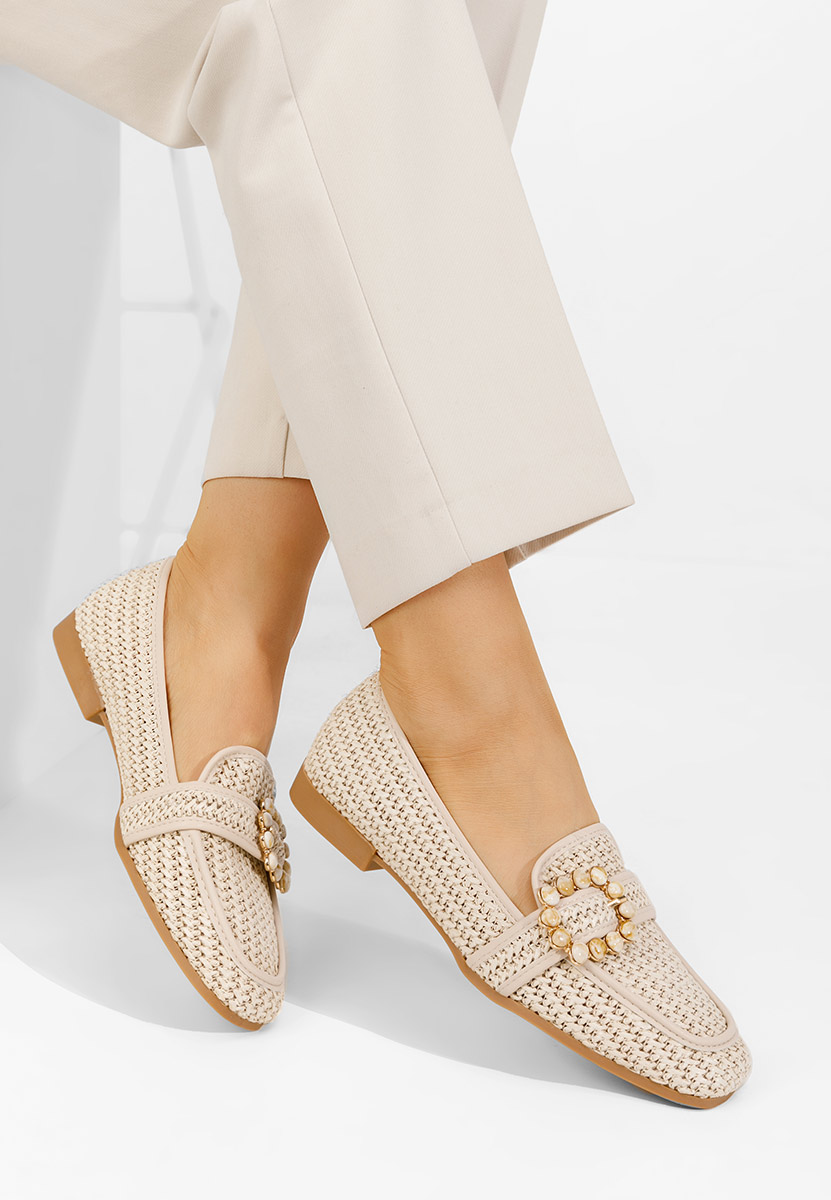 Béžové mokasíny dámske Megan