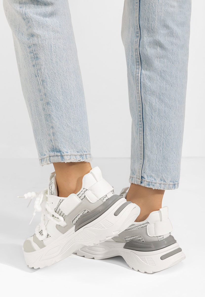 Biele dámske tenisky Rubye