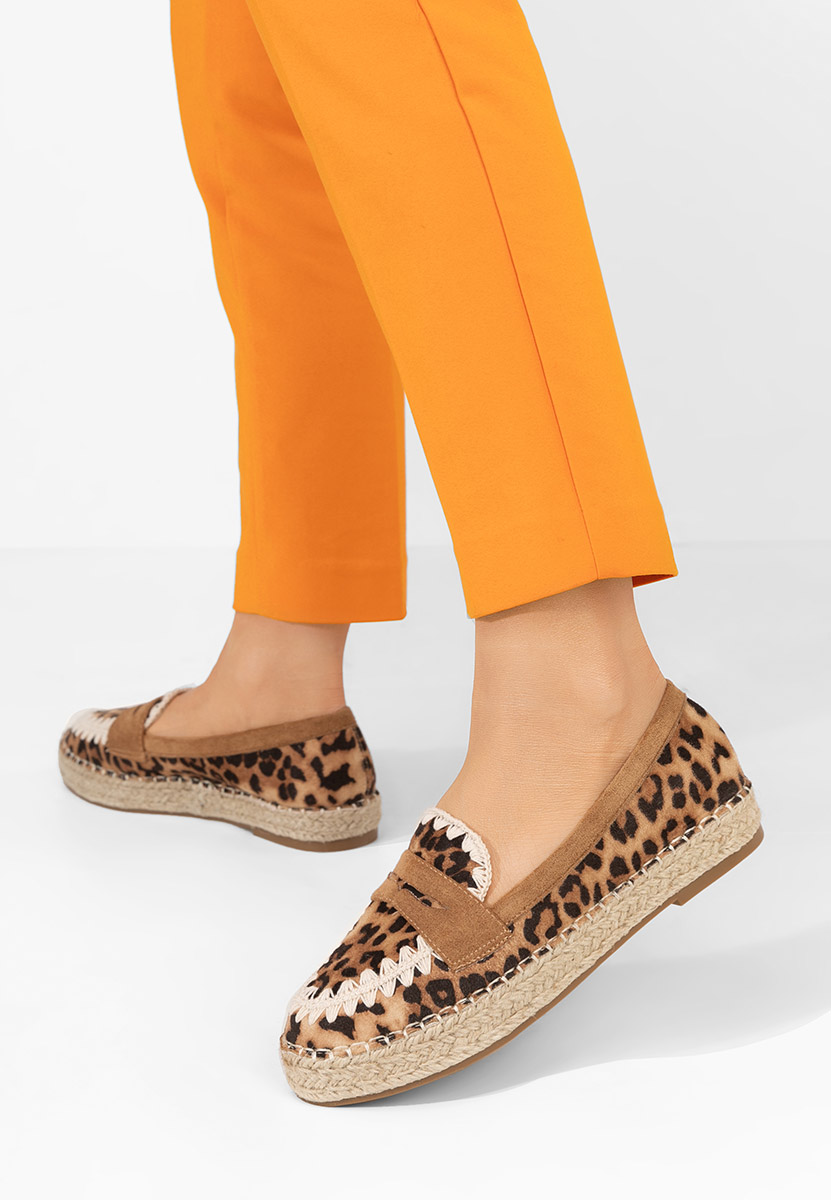 Leopardie dámske espadrilky Charla