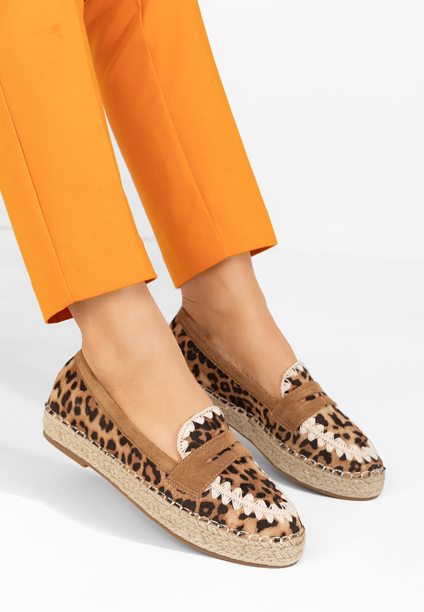 Leopardie dámske espadrilky Charla