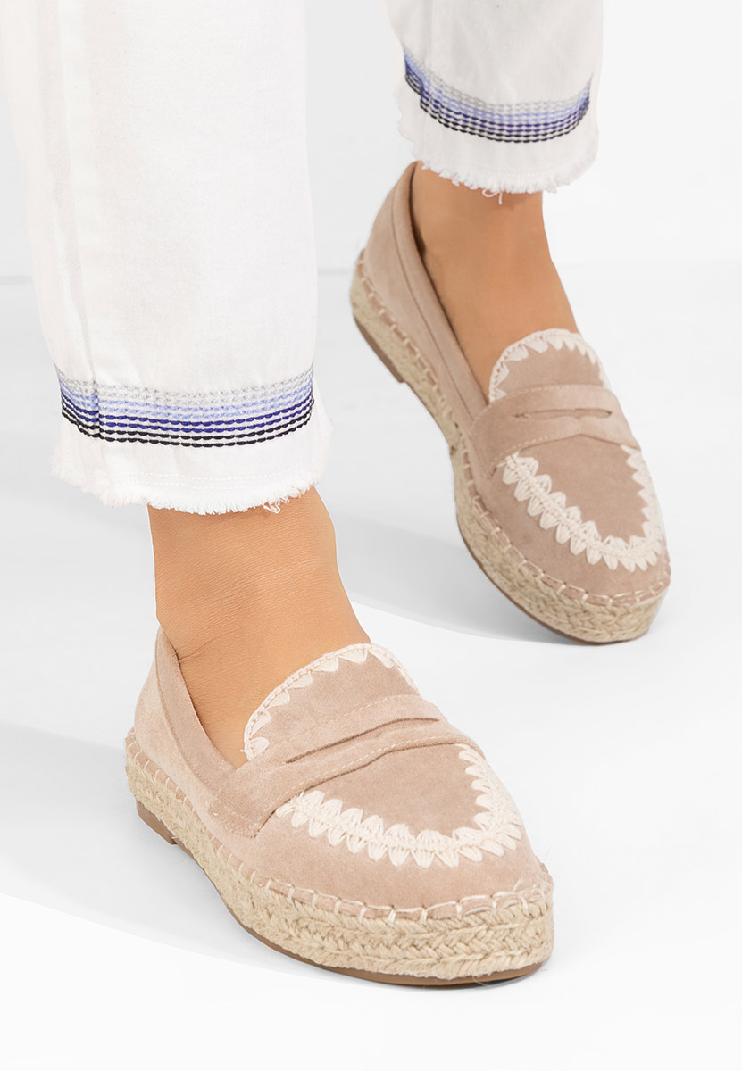 Khaki dámske espadrilky Charla