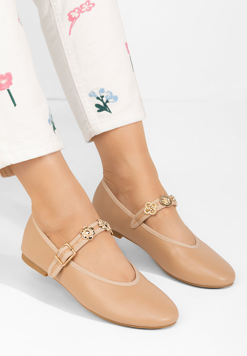 E-shop Khaki balerínky Christena