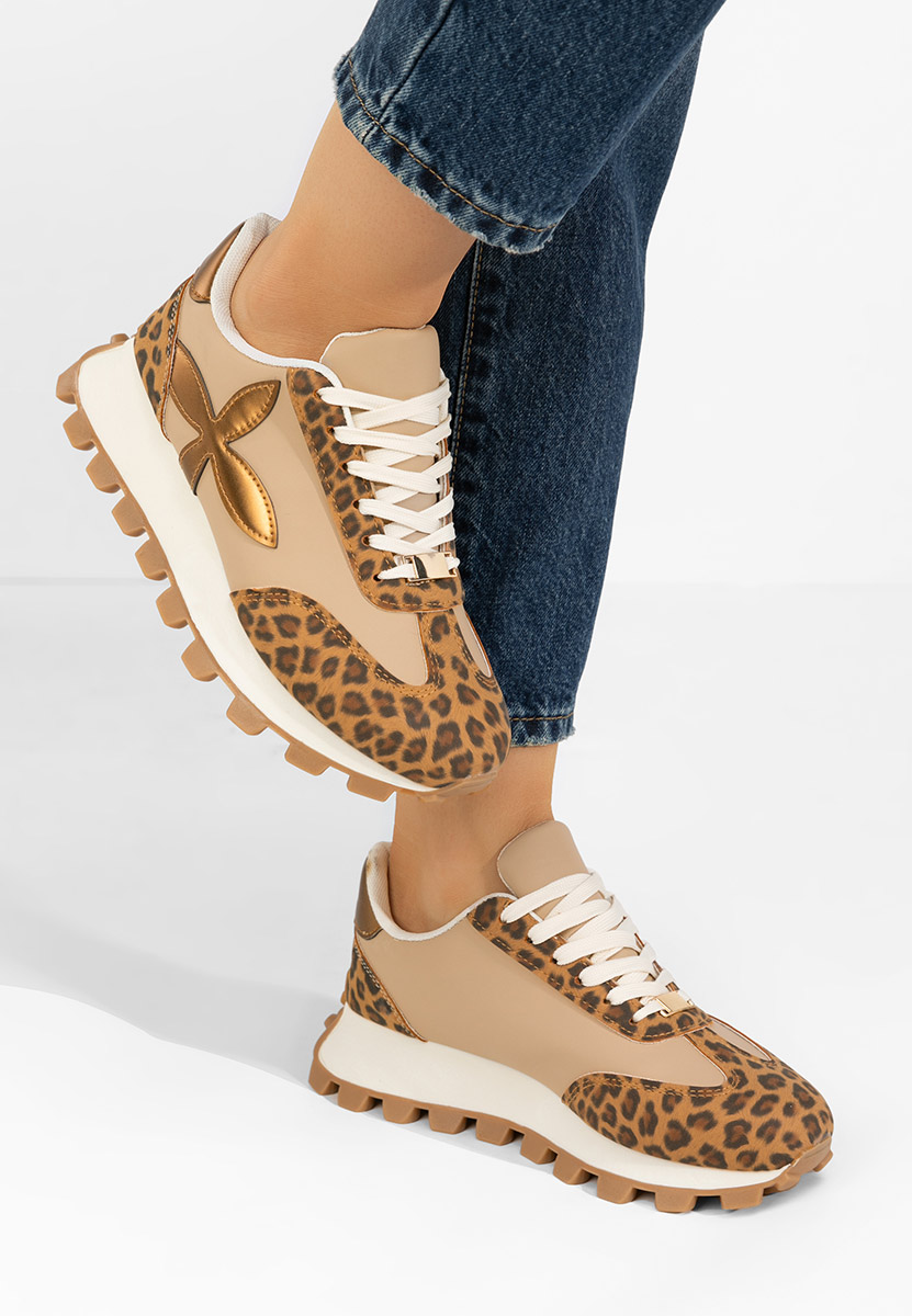 Leopardie dámske tenisky Dionne