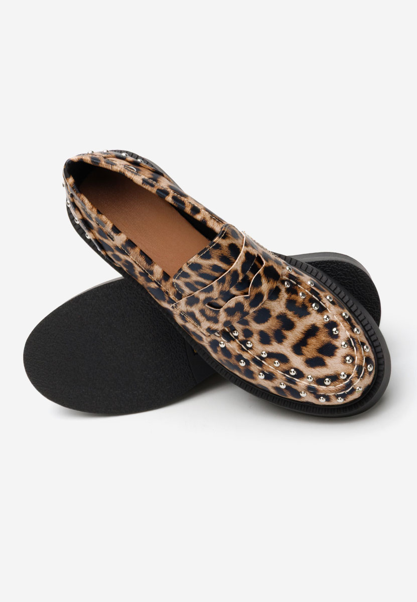 Leopardie mokasíny dámske Kristeen