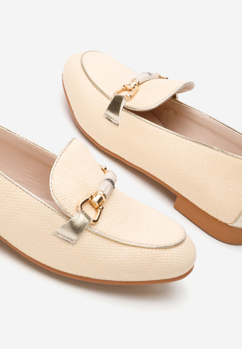 Béžové mokasíny dámske Tiny