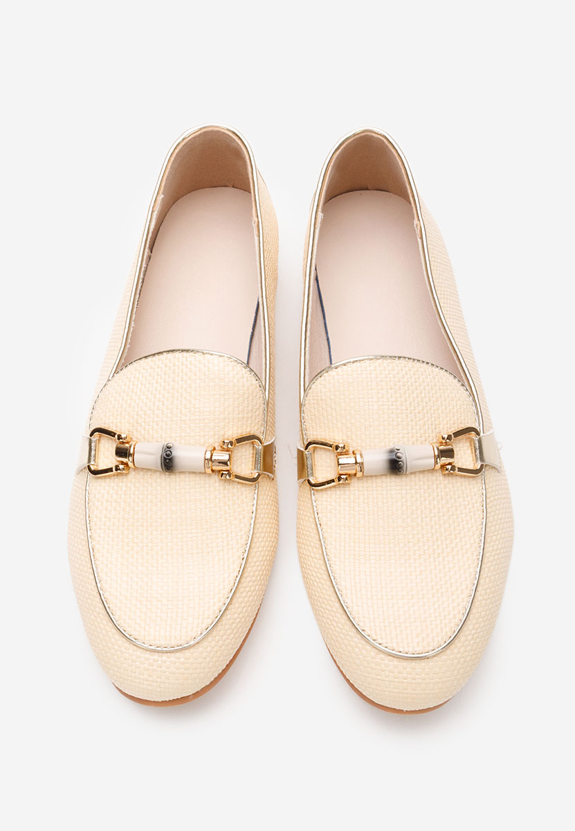 Béžové mokasíny dámske Tiny