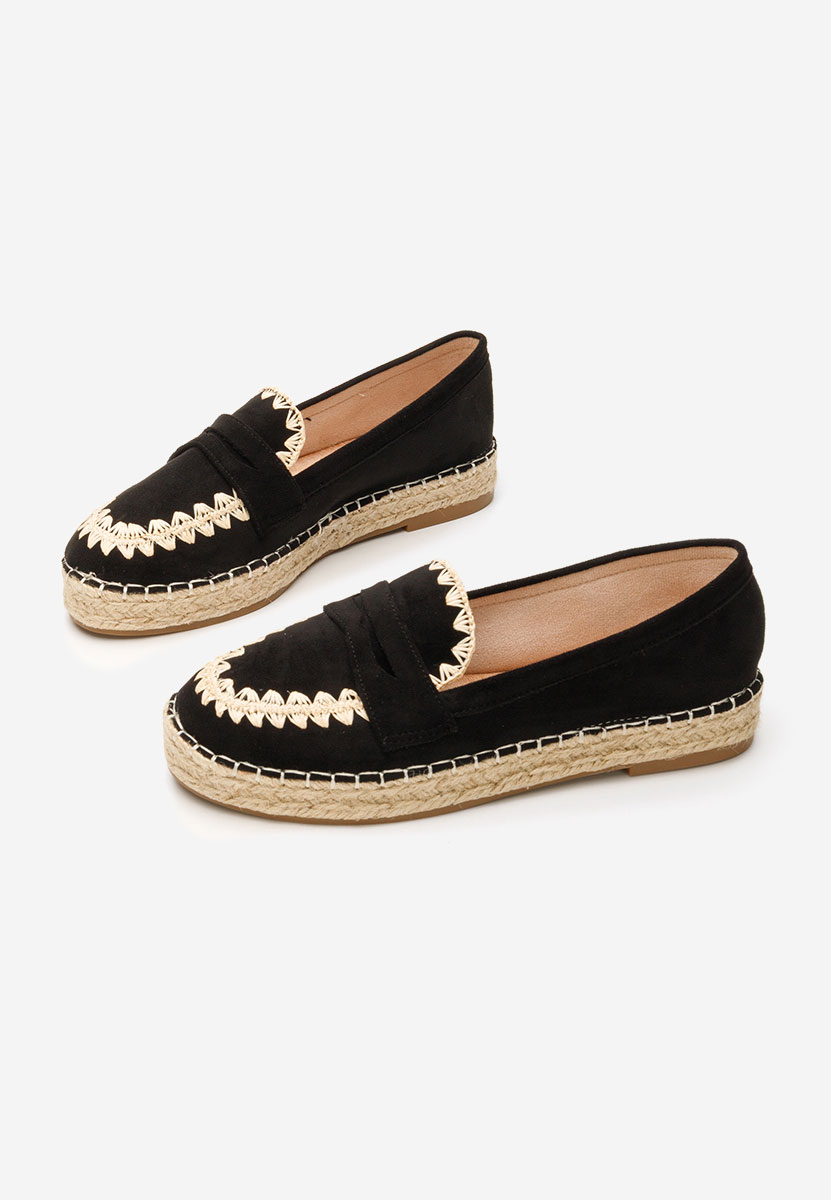 Čierne dámske espadrilky Charla