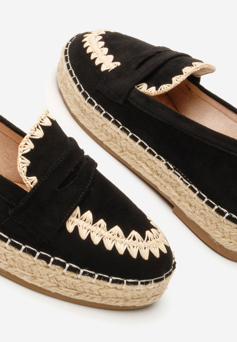 Čierne dámske espadrilky Charla