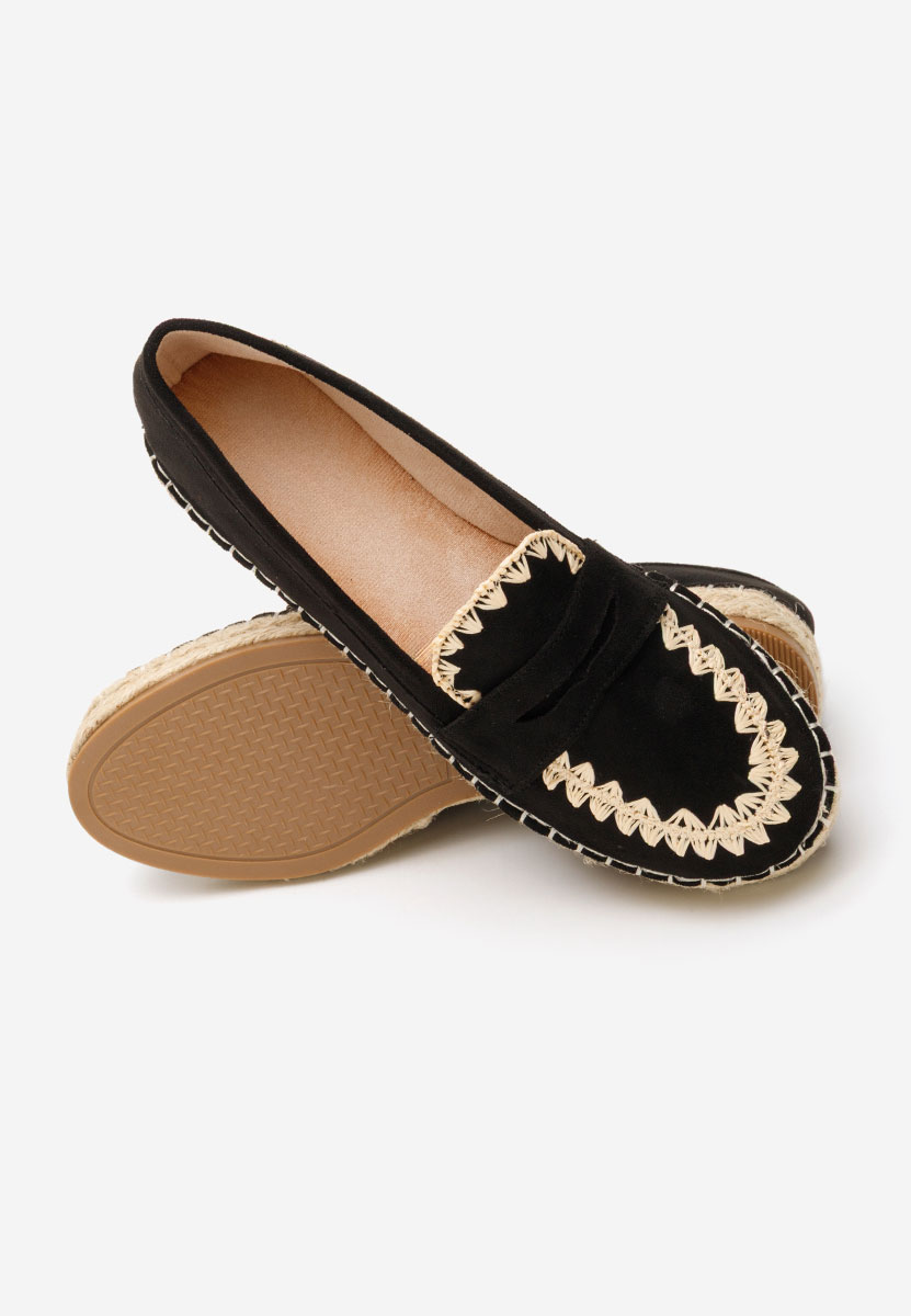 Čierne dámske espadrilky Charla