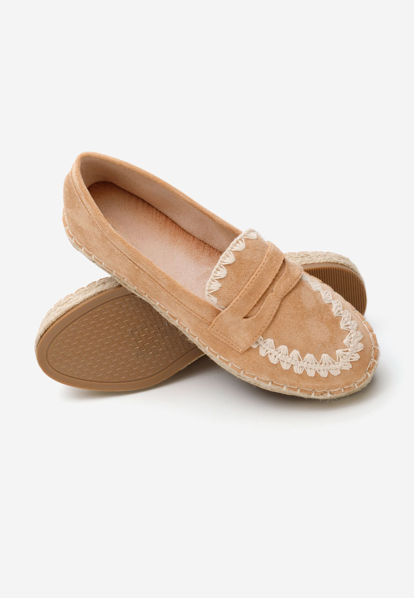 Camelové dámske espadrilky Charla