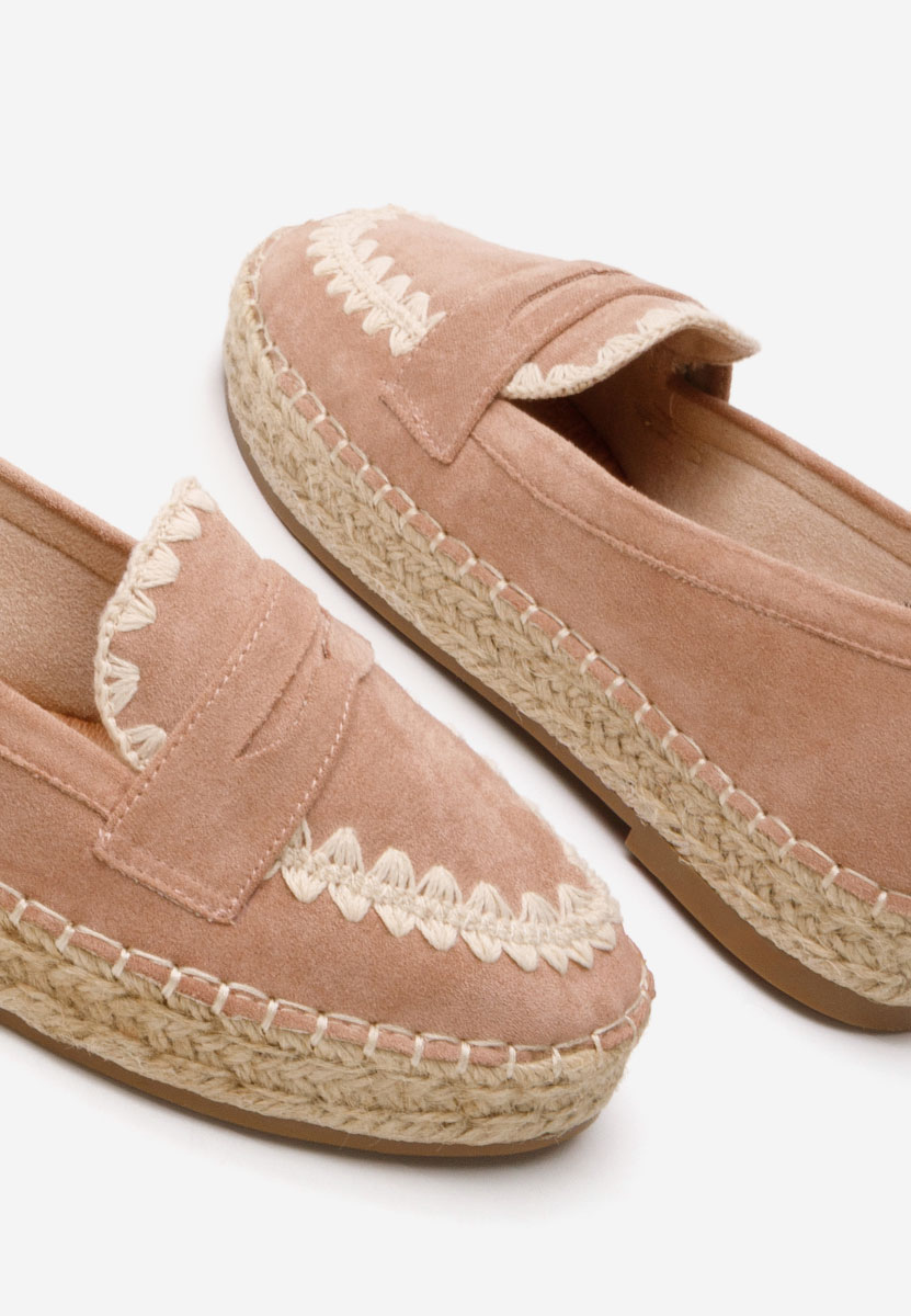 Ružové dámske espadrilky Charla