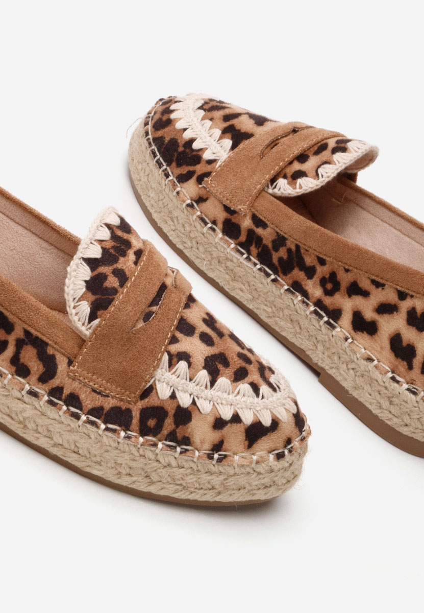 Leopardie dámske espadrilky Charla