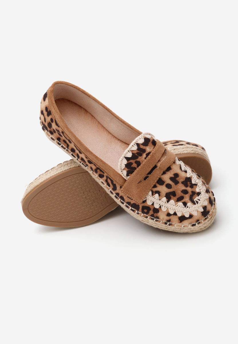 Leopardie dámske espadrilky Charla
