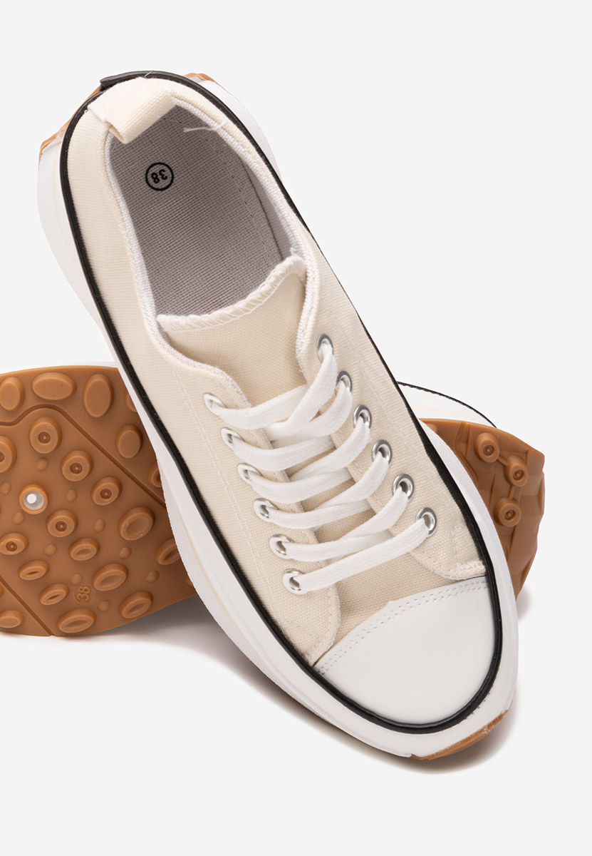 Béžové tenisky na platforme Cathleen