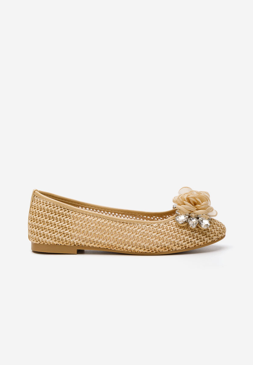 Khaki elegantne balerinky Sidney