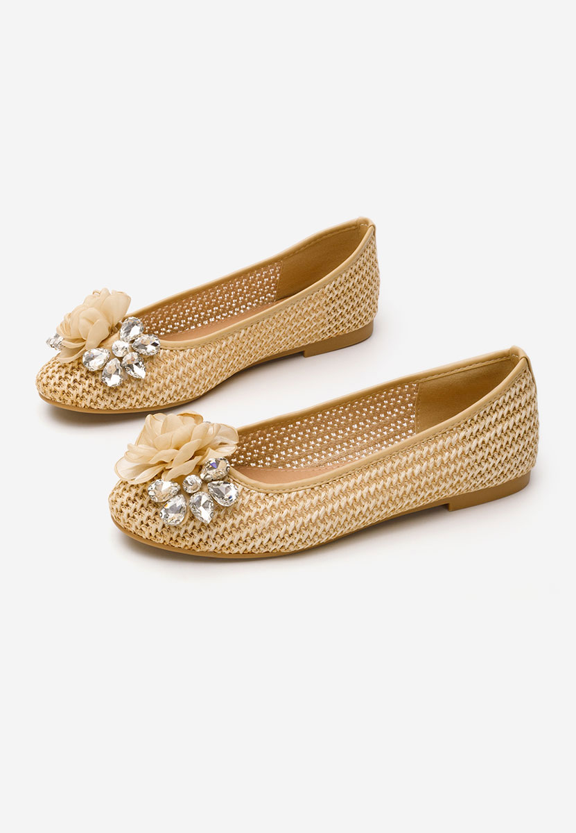 Khaki elegantne balerinky Sidney