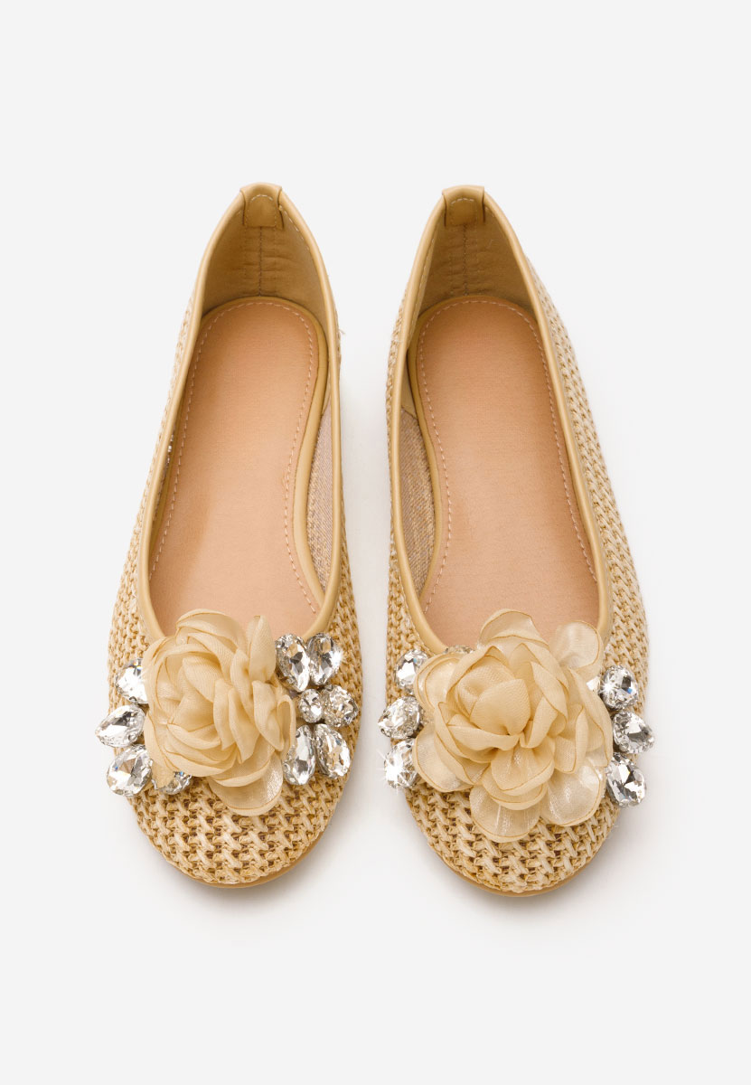 Khaki elegantne balerinky Sidney