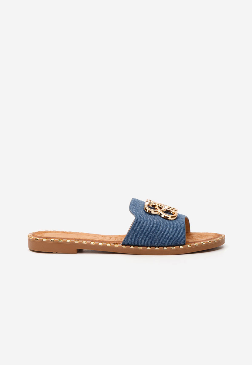 Denim nízke šľapky Evelina