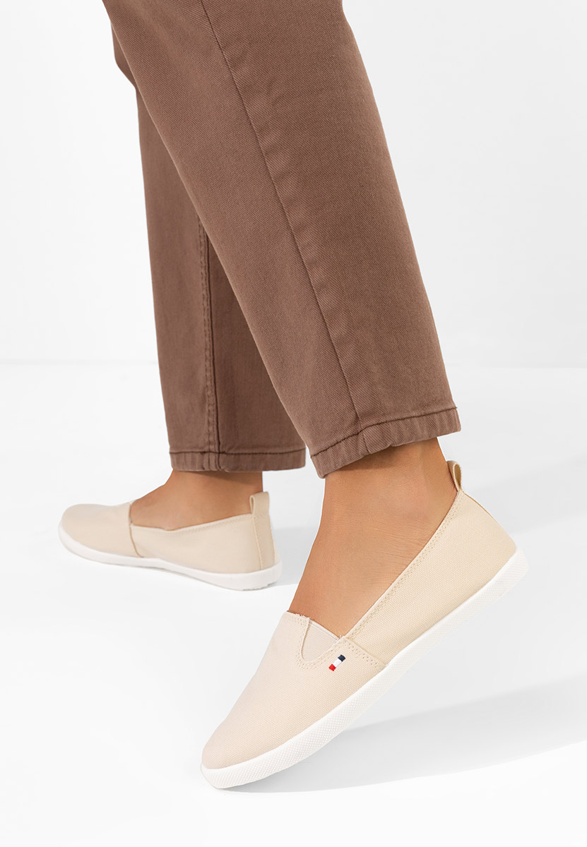 Béžové dámske espadrilky Jeanyne