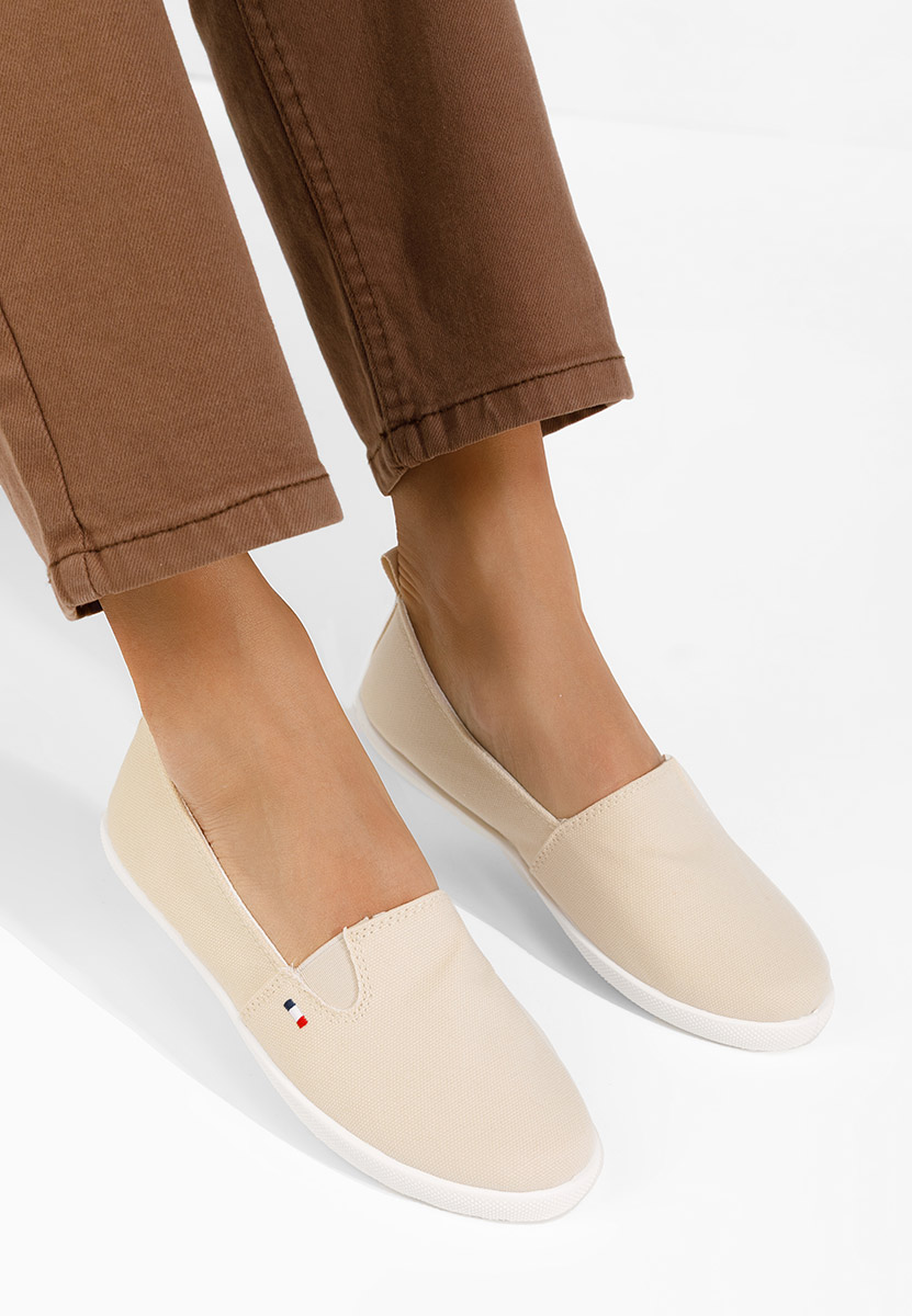 Béžové dámske espadrilky Jeanyne