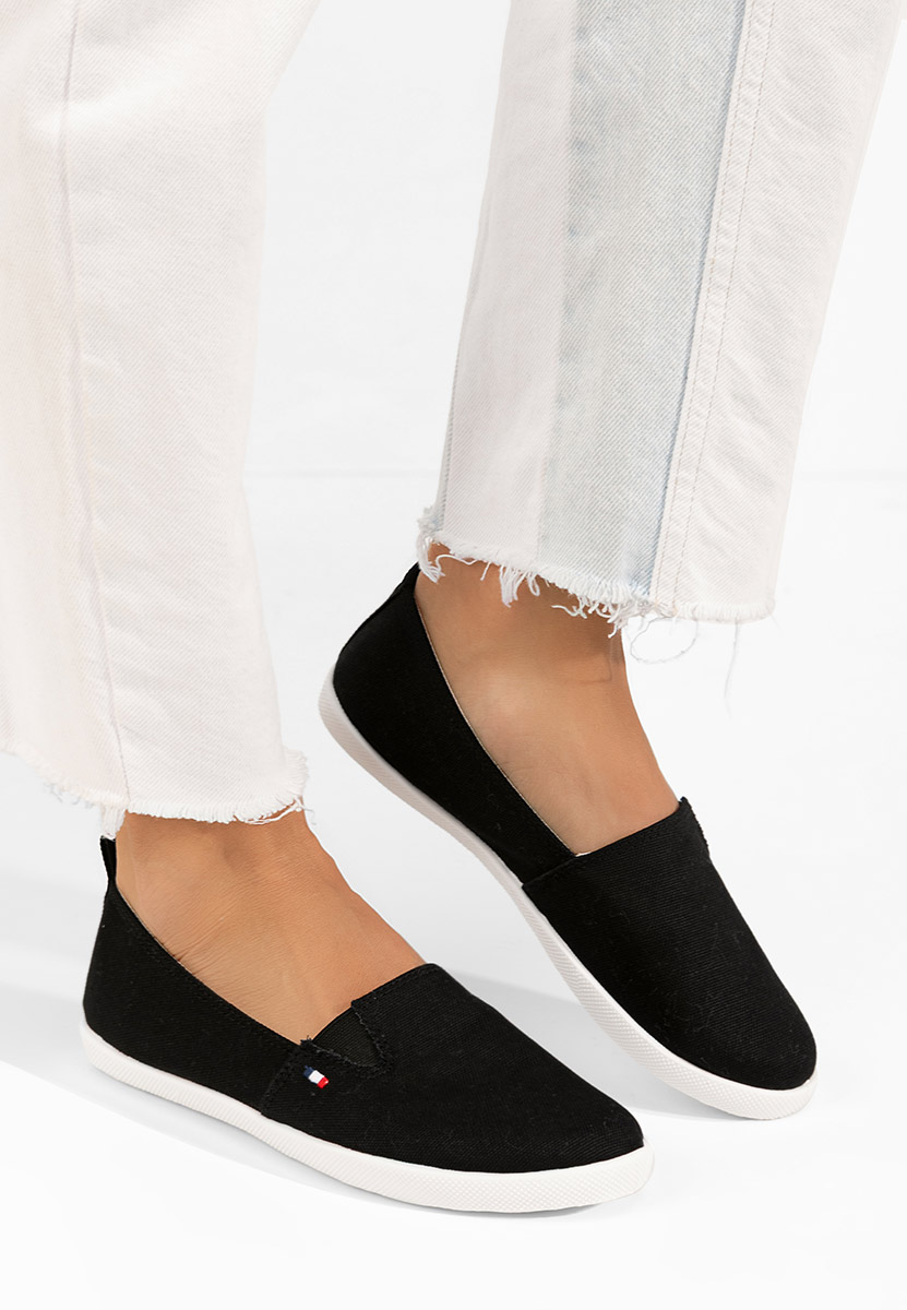Čierne dámske espadrilky Jeanyne
