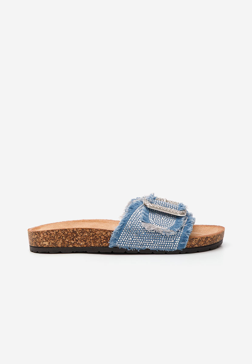 Denim nízke šľapky Smaranda