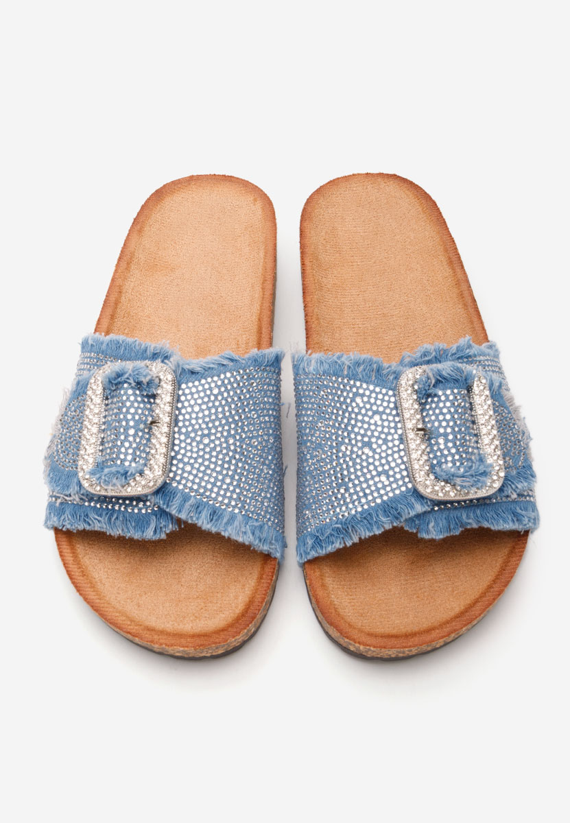 Denim nízke šľapky Smaranda