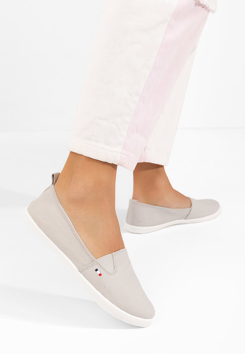 Sivé dámske espadrilky Jeanyne