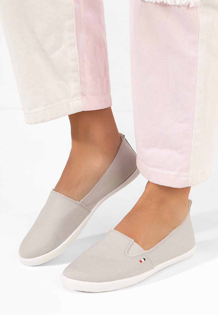 Sivé dámske espadrilky Jeanyne