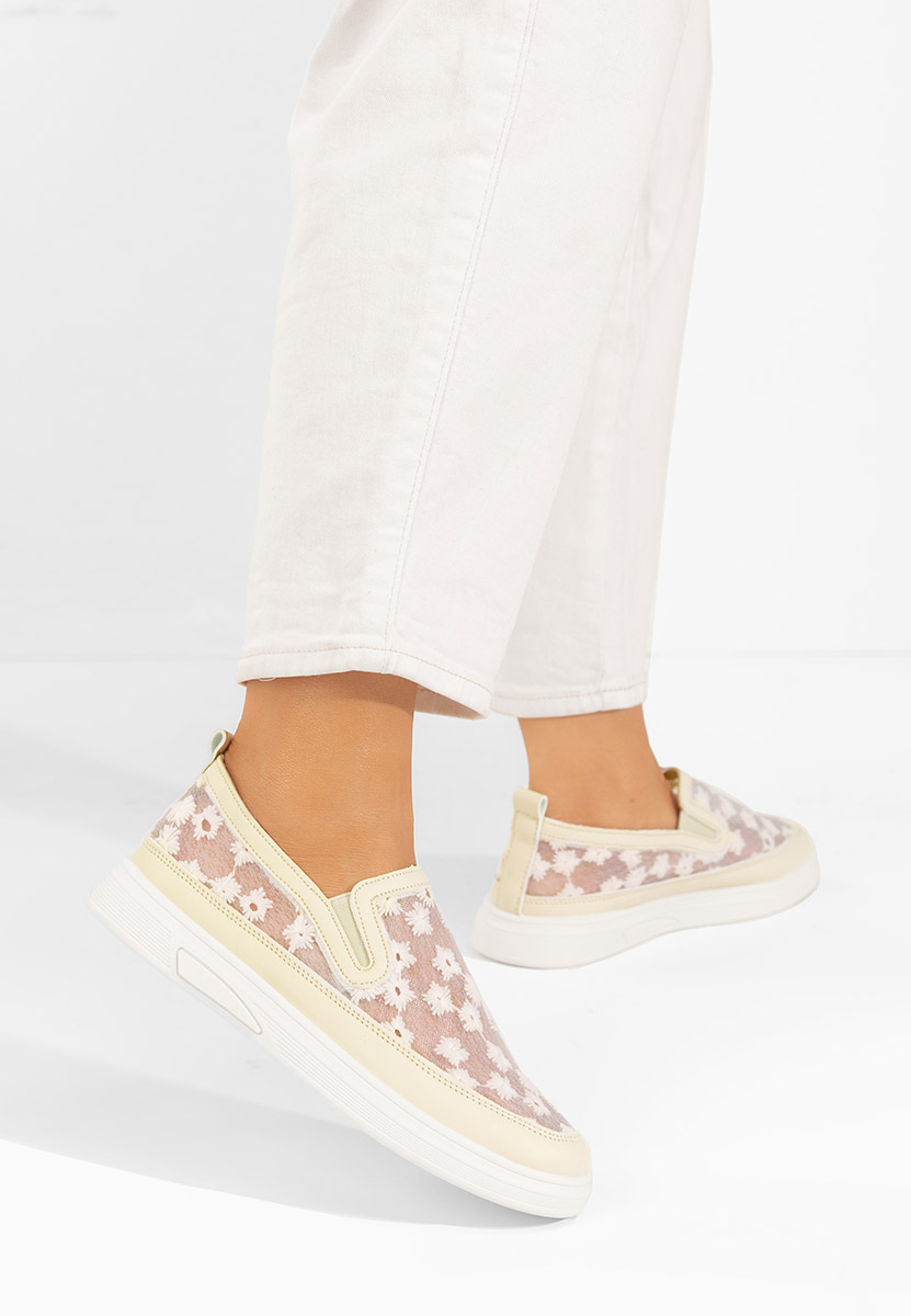 Béžové dámske poltopánky Latyssa