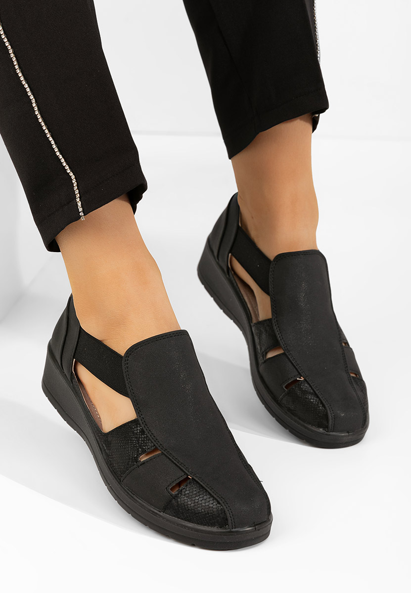 E-shop Čierne dámske espadrilky Grazyna