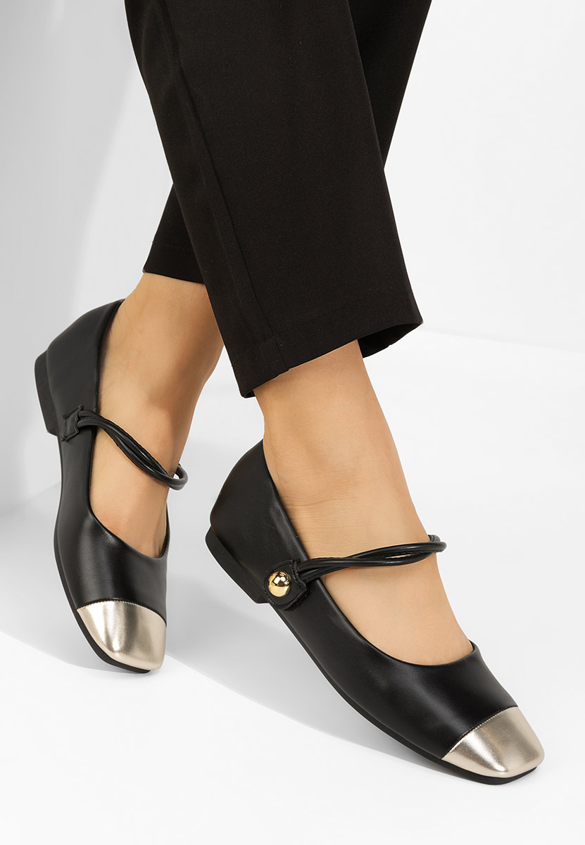 Čierne balerínky Agapia