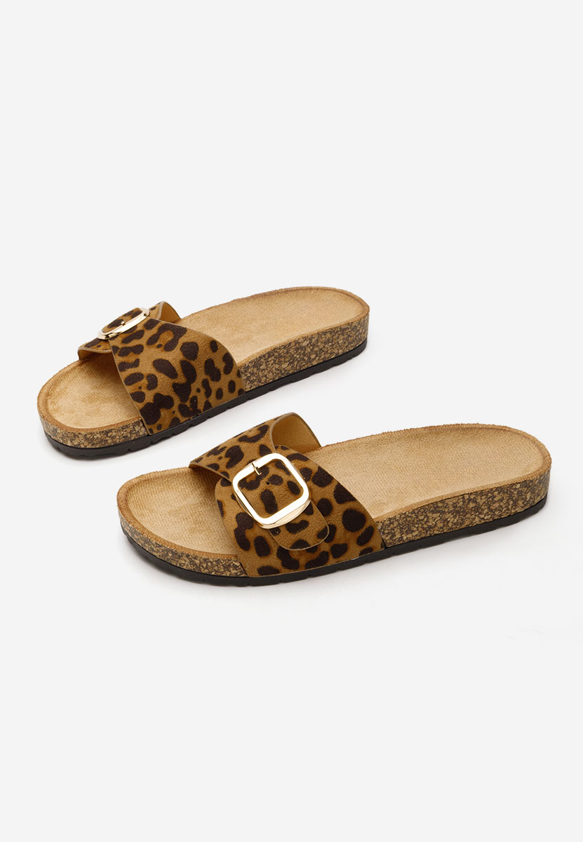 Leopardie dámske šľapky Andrina