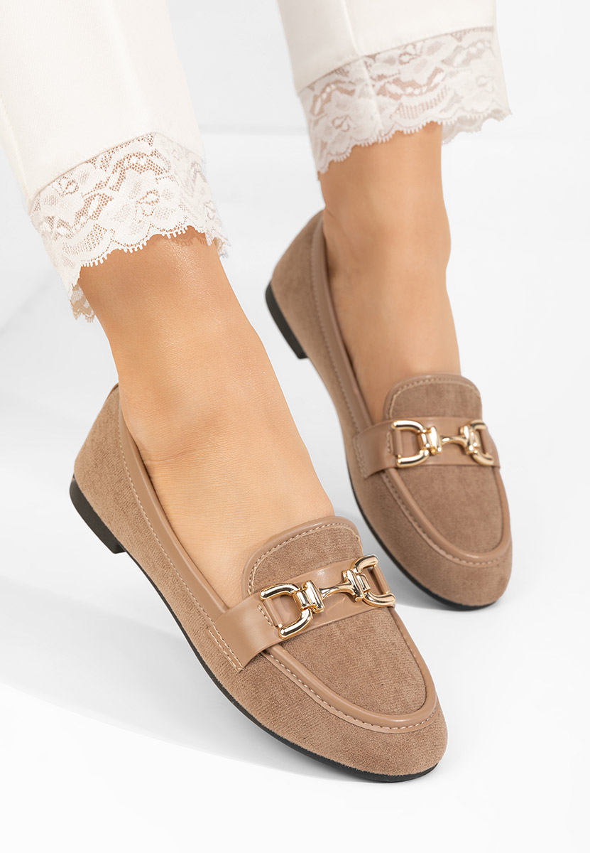 E-shop Khaki mokasíny dámske Maribel