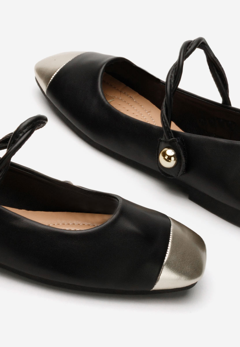 Čierne balerínky Agapia