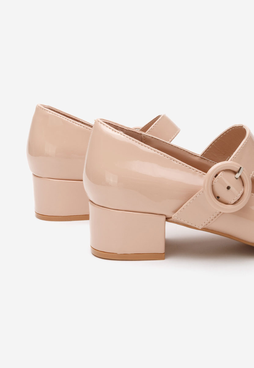 Béžové lodičky na nízkom opätku Adevana