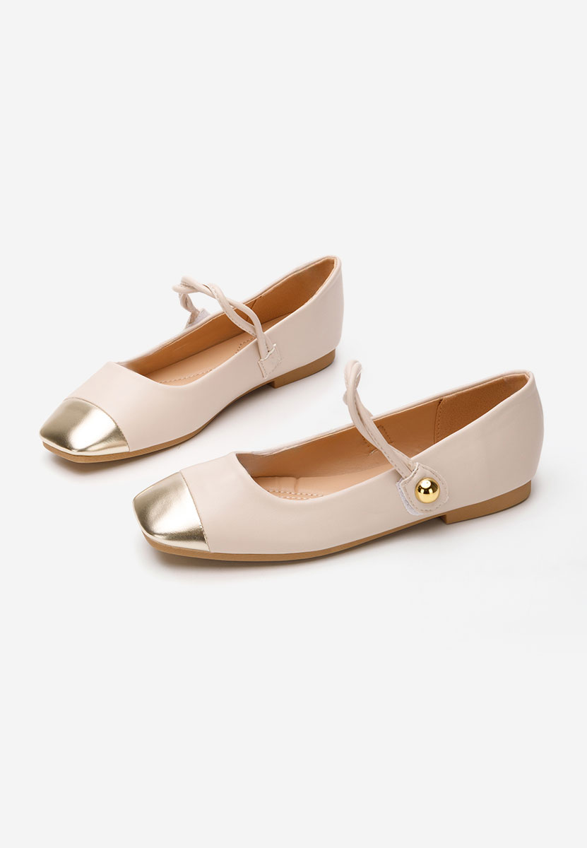 Béžové balerínky Agapia i