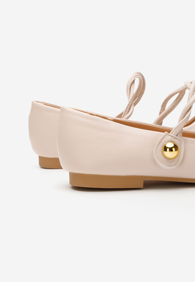 Béžové balerínky Agapia i