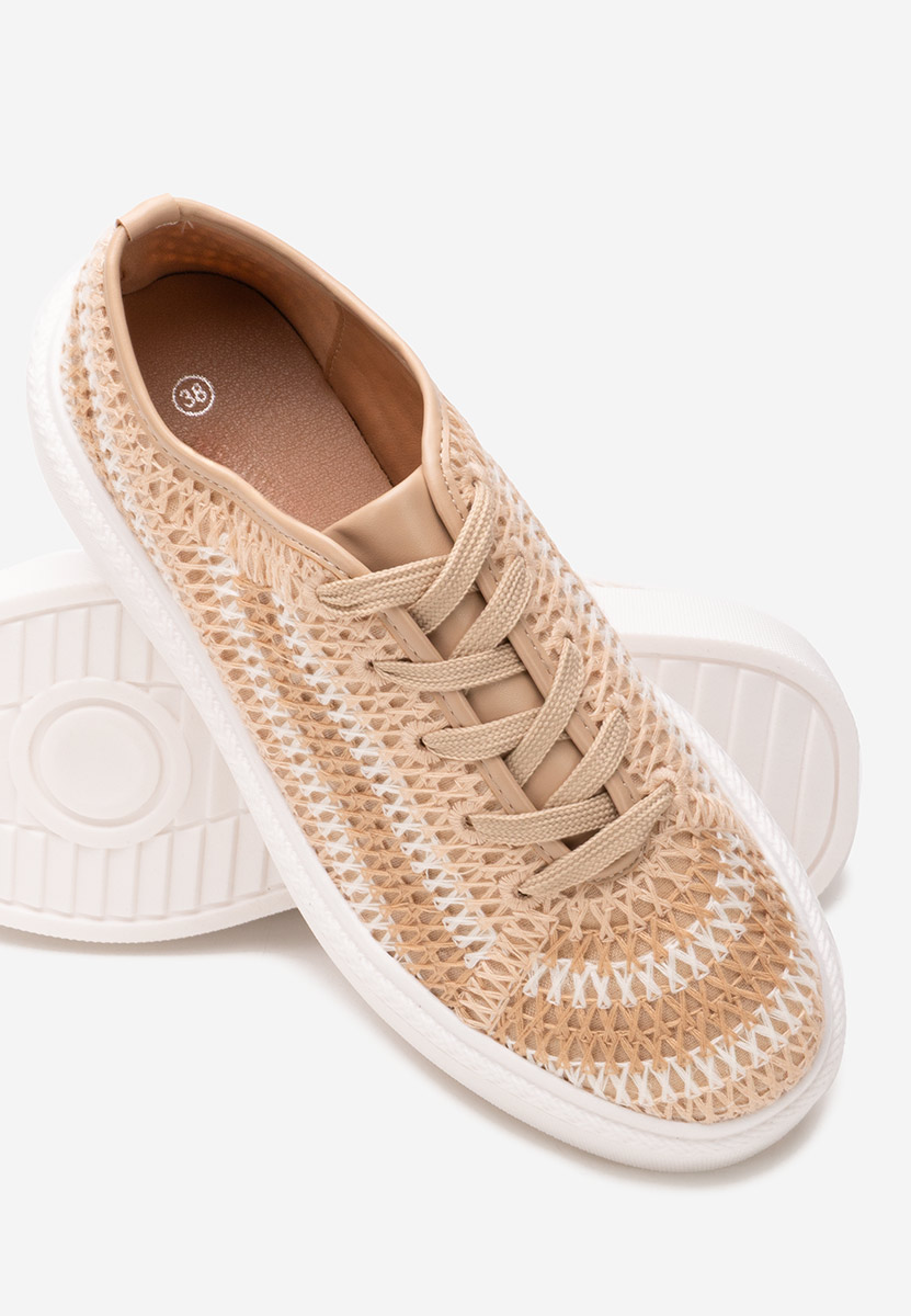 Béžové dámske tenisky Tamysa