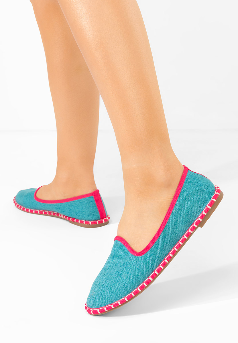 E-shop Tyrkysové dámske espadrilky Micala